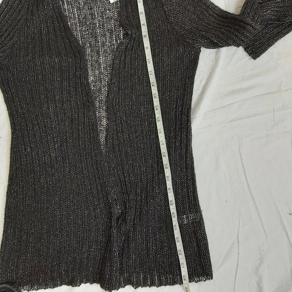 Metallic wool-blend black cardigan Gap Medium - Picture 7 of 7